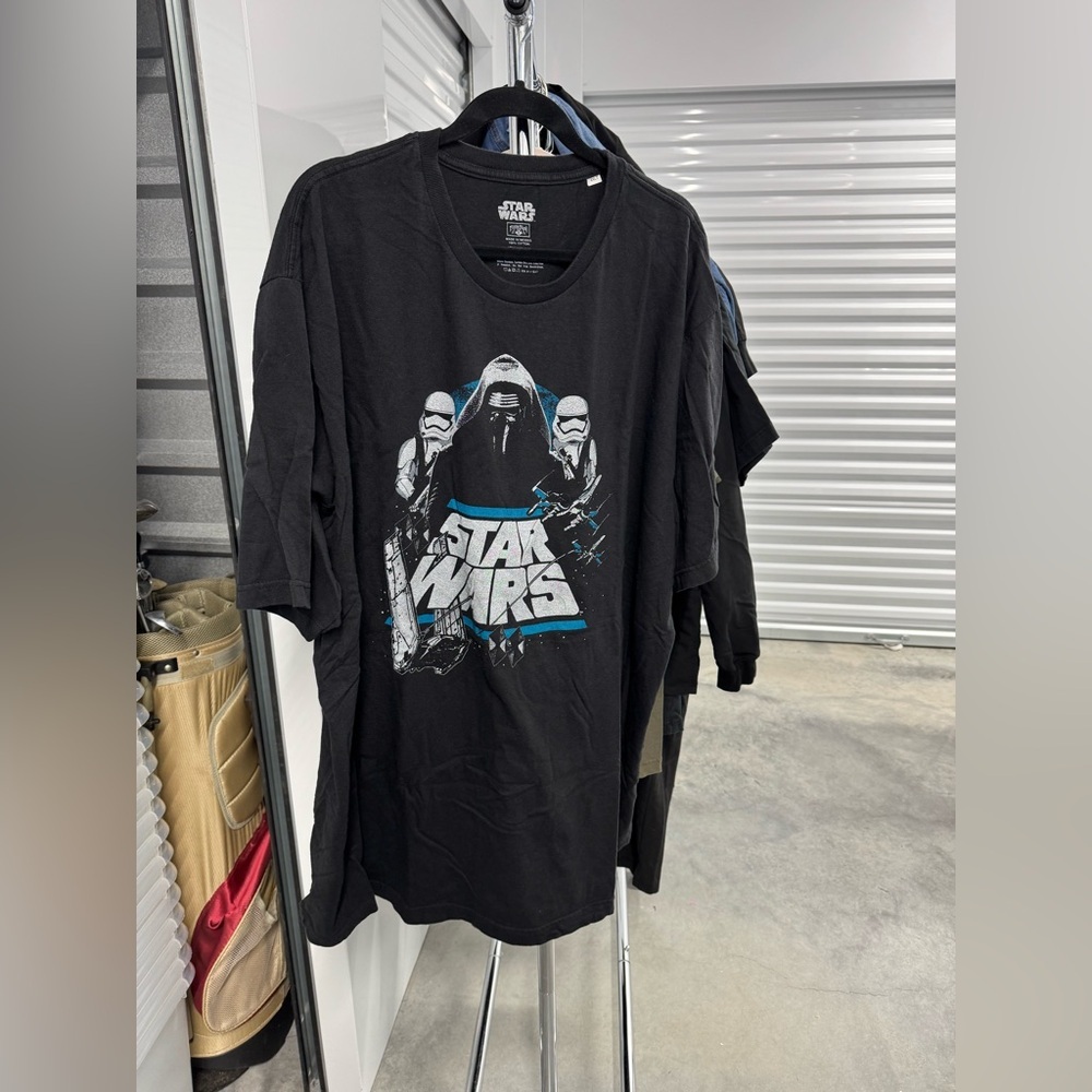 Star Wars Black Graphic T-Shirt | size: 4XLT